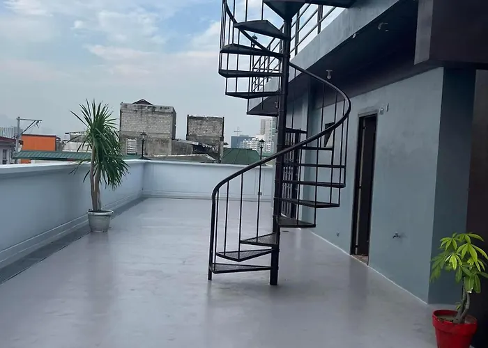 My Heart Of San Juan Near Greenhills, Ortigas With Roof Garden 마닐라